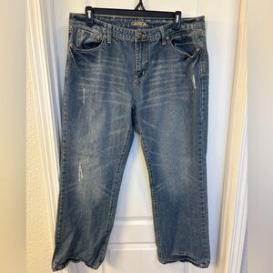 Men’s Carbon Size 38 x 32 Blue Denim Jeans